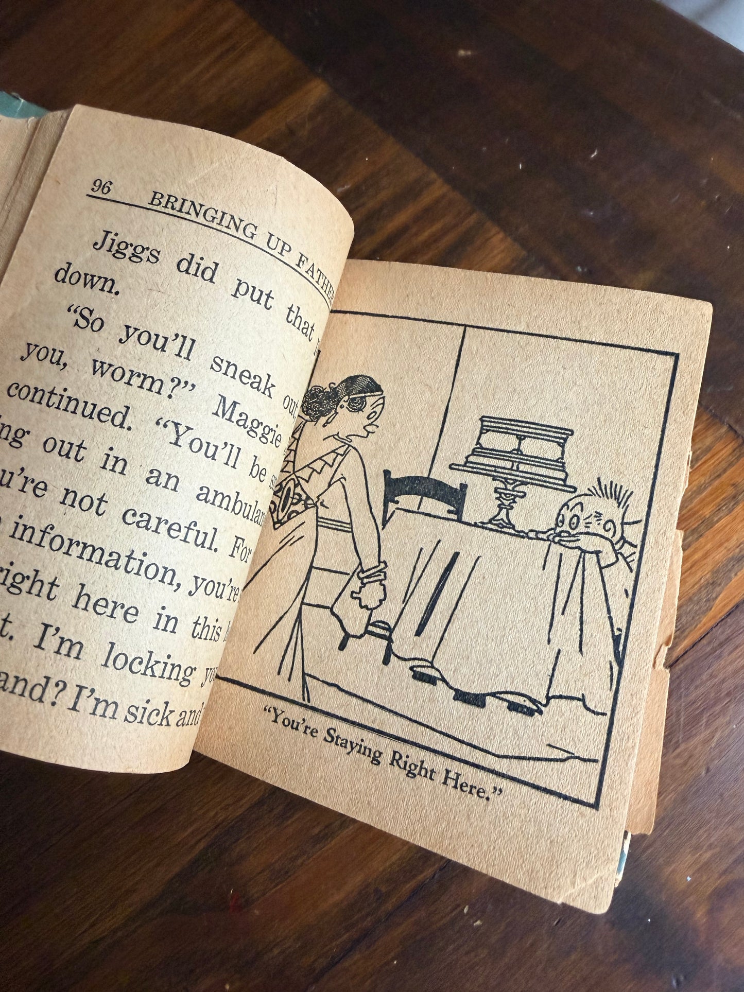 Little Big Book BRINGING UP FATHER - 1936 Whitman Book small hardback